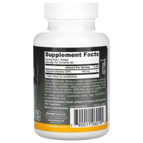 Thực phẩm bổ sung Jarrow Formulas Ubiquinol QH-Absorb 100 mg 60 Softgels 790011060192