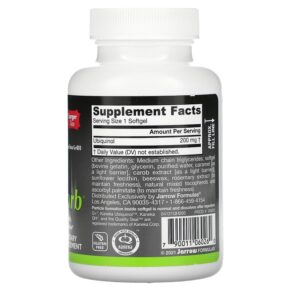 Thực phẩm bổ sung Jarrow Formulas Ubiquinol QH-Absorb 200 mg 60 Softgels 790011060260