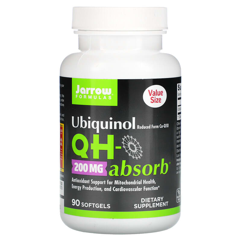 Jarrow Formulas Ubiquinol QH-Absorb 200 mg 90 Softgels 8 Thực phẩm chức năng Jarrow Formulas Ubiquinol QH-Absorb 200 mg 90 Softgels 790011060376