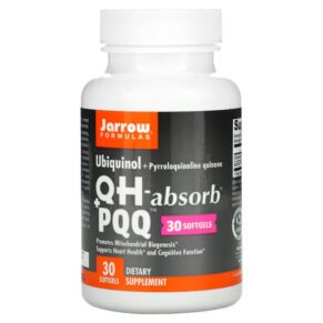 Thực phẩm chức năng Jarrow Formulas Ubiquinol QH-Absorb + PQQ 30 Softgels 790011060277