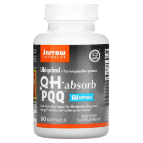 Thực phẩm chức năng Jarrow Formulas Ubiquinol QH-Absorb + PQQ 60 Softgels 790011060284