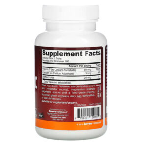 Thực phẩm bổ sung Jarrow Formulas Vitamin C 750 mg 100 Tablets 790011120155