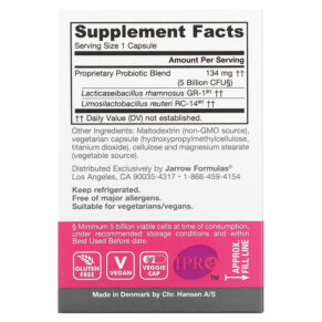 Thực phẩm bổ sung Jarrow Formulas Women's Fem Dophilus 30 Veggie Caps 790011030058