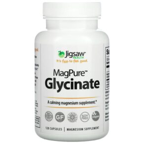 Thực phẩm chức năng Jigsaw Health MagPure Glycinate 120 Capsules 876634001573
