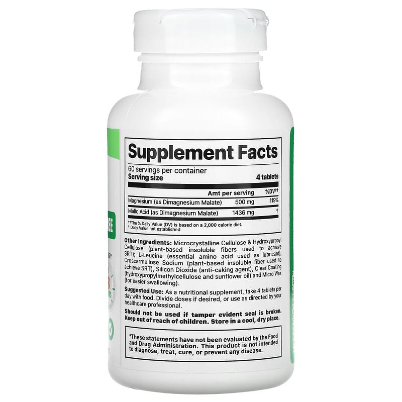 Jigsaw Health MagSRT B-Free Time-Release Magnesium 240 Tablets 2 Thực phẩm bổ sung Jigsaw Health MagSRT B-Free Time-Release Magnesium 240 Tablets 876634001535