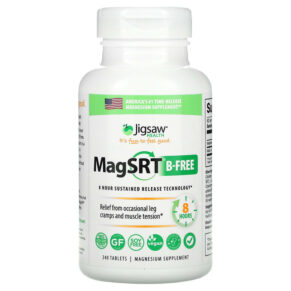 Thực phẩm chức năng Jigsaw Health MagSRT B-Free Time-Release Magnesium 240 Tablets 876634001535