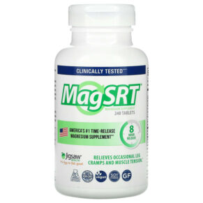 Thực phẩm chức năng Jigsaw Health MagSRT Time-Release Magnesium 240 Tablets 876634000620