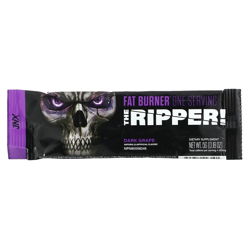 JNX Sports The Ripper Fat Burner Dark Grape 1 Stick 0.18 oz (5 g) 8 Thực phẩm chức năng JNX Sports The Ripper Fat Burner Dark Grape 1 Stick 0.18 oz (5 g) 794712223191