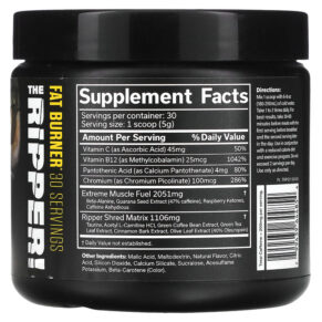 Thực phẩm bổ sung JNX Sports The Ripper Fat Burner Pineapple Shred 5.3 oz (150 g) 799439644854