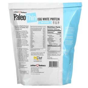 Thực phẩm bổ sung Julian Bakery Paleo Thin Egg White Protein Unflavored 2 lbs (907 g) 813926002566