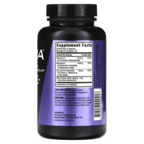 JYM Supplement Science ZMA Zinc & Magnesium 90 Vegetarian Capsules 3 Thực phẩm bổ sung JYM Supplement Science ZMA Zinc & Magnesium 90 Vegetarian Capsules 817047020218