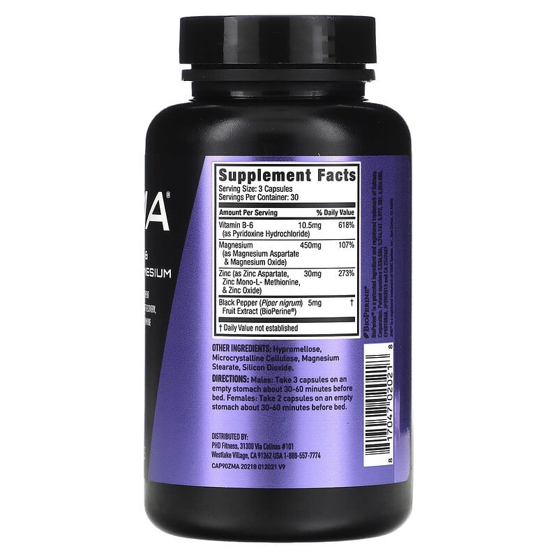 JYM Supplement Science ZMA Zinc & Magnesium 90 Vegetarian Capsules 2 Thực phẩm bổ sung JYM Supplement Science ZMA Zinc & Magnesium 90 Vegetarian Capsules 817047020218