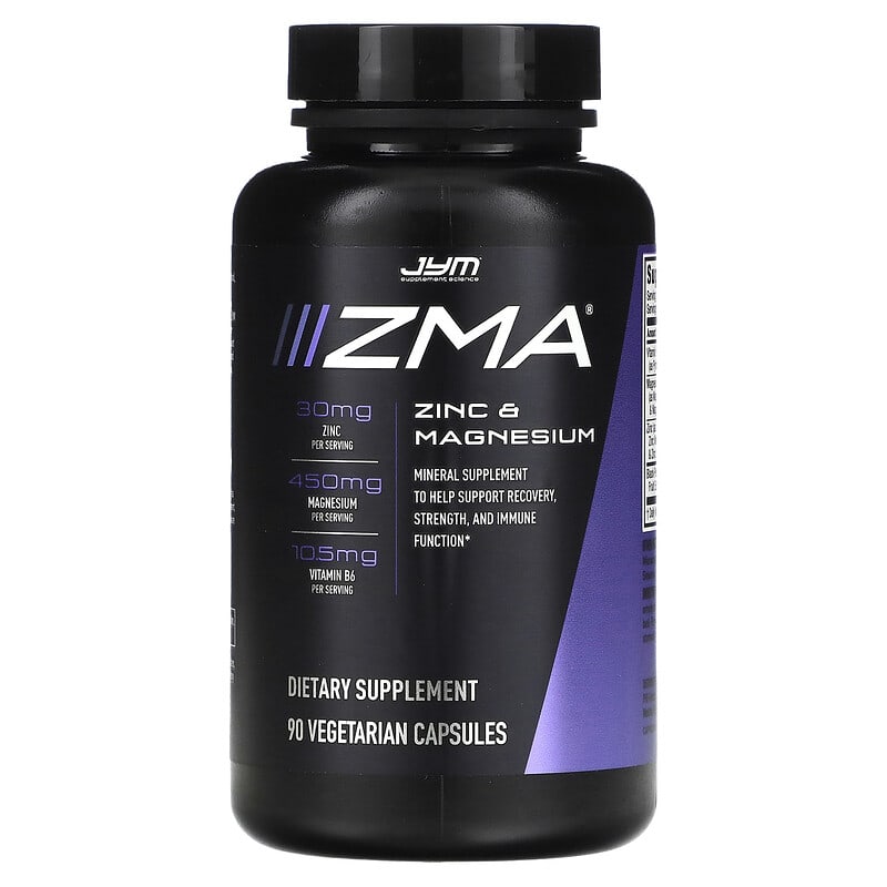 JYM Supplement Science ZMA Zinc & Magnesium 90 Vegetarian Capsules 8 Thực phẩm chức năng JYM Supplement Science ZMA Zinc & Magnesium 90 Vegetarian Capsules 817047020218