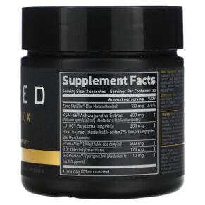 Thực phẩm bổ sung Kaged Ferodrox Testosterone Support Matrix 60 Vegetable Capsules 852253007837