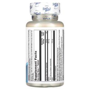 Thực phẩm bổ sung KAL Betaine HCl+ 250 mg 100 Tablets 021245102656