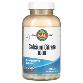 Thực phẩm chức năng KAL Calcium Citrate 1000 180 Tablets 021245141266