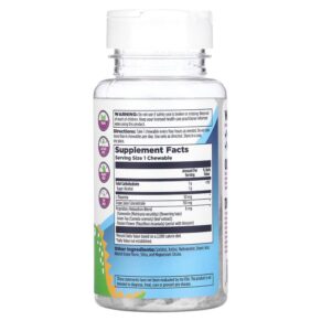Thực phẩm bổ sung KAL Dinosaurs Relax-a-Saurus Grape 30 Chewables 021245602217