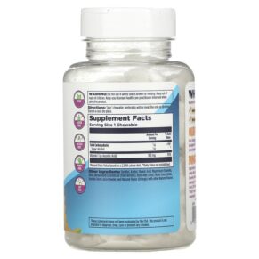 Thực phẩm bổ sung KAL Dinosaurs Vitamin C-Rex Orange 100 Chewables 021245564102