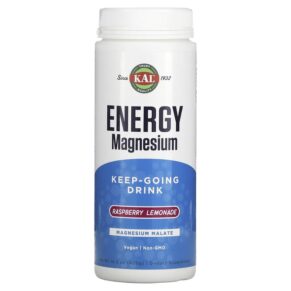 Thực phẩm chức năng KAL Energy Magnesium Keep-Going Drink Raspberry Lemonade 14.3 oz (405 g) 021245789277
