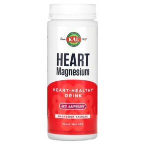 Thực phẩm chức năng KAL Heart Magnesium Heart-Healthy Drink Red Raspberry 15.7 oz (445 g) 021245845560