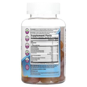 Thực phẩm bổ sung KAL Kids Multisaurus Gummies Lemon Orange & Strawberry 60 Gummies 021245145196