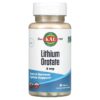 Thực phẩm chức năng KAL Lithium Orotate 5 mg 60 VegCaps 021245380382