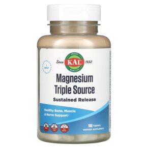 Thực phẩm chức năng KAL Magnesium Triple Source 100 Tablets 021245628279