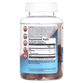 Thực phẩm bổ sung KAL Melatonin Gummies Strawberry 60 Gummies 021245263715