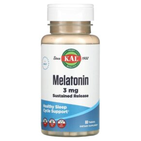 Thực phẩm chức năng KAL Melatonin SR 3 mg 60 Tablets 021245750062