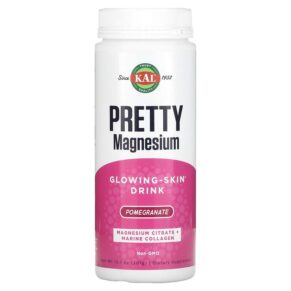Thực phẩm chức năng KAL Pretty Magnesium Glowing-Skin Drink Pomegranate 10.7 oz (301 g) 021245827061