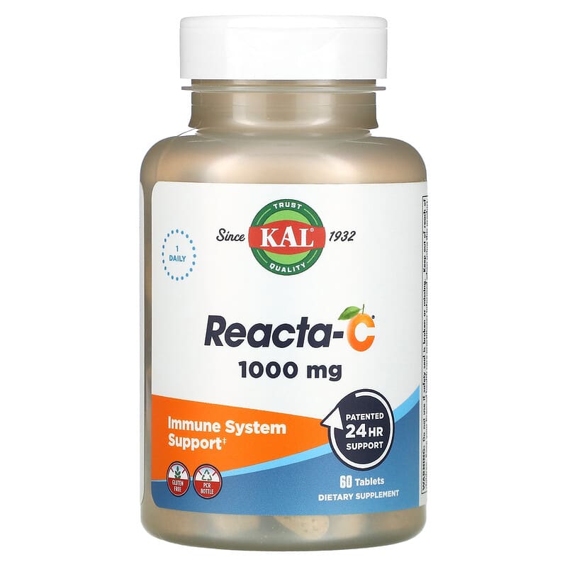 KAL Reacta-C 1.000 mg 60 Tablets 8 Thực phẩm chức năng KAL Reacta-C 1.000 mg 60 Tablets 021245748809