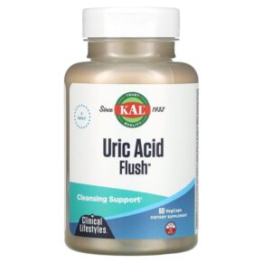 Thực phẩm chức năng KAL Uric Acid Flush 60 VegCaps 021245221074