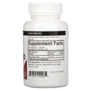 Thực phẩm bổ sung Kirkman Labs Alpha Lipoic Acid 25 mg 90 Capsules 812325020935