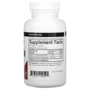 Thực phẩm bổ sung Kirkman Labs Calcium 200 mg 120 Capsules 812325020591