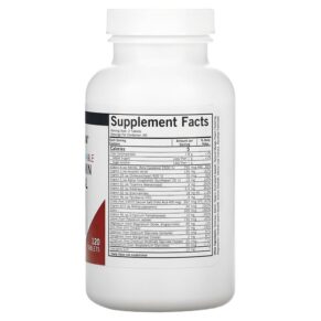 Thực phẩm bổ sung Kirkman Labs Children's Chewable Multivitamin & Mineral with 5-MTHF 120 Tablets 812325024643