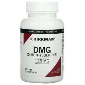 Thực phẩm chức năng Kirkman Labs DMG (Dimethylglycine) 125 mg 100 Capsules 812325020072