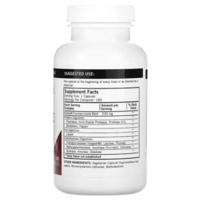 Thực phẩm bổ sung Kirkman Labs Enzyme Complete DPP-IV With ISOGEST 180 Capsules 812325025060