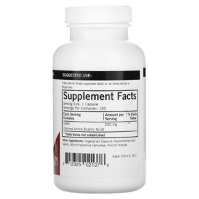 Thực phẩm bổ sung Kirkman Labs GABA 250 mg 150 Capsules 812325021376
