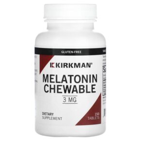 Thực phẩm chức năng Kirkman Labs Melatonin Chewable 3 mg 150 Tablets 812325020461