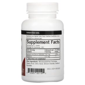 Thực phẩm bổ sung Kirkman Labs Melatonin Extended Release 2.5 mg 150 Tablets 812325021192