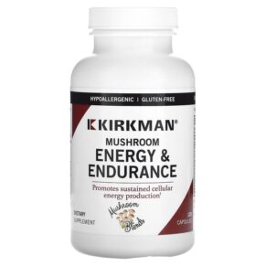 Thực phẩm chức năng Kirkman Labs Mushroom Energy & Endurance 120 Capsules 812325028474