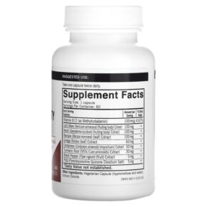 Thực phẩm bổ sung Kirkman Labs Mushroom Mental Clarity & Focus 60 Capsules 812325028498