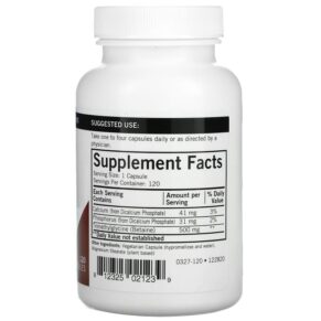 Thực phẩm bổ sung Kirkman Labs TMG 500 mg 120 Capsules 812325021239