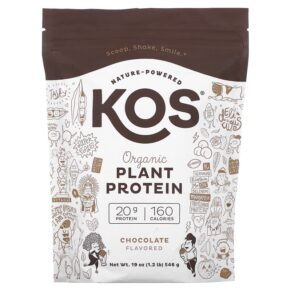 Thực phẩm chức năng KOS Organic Plant Protein Chocolate 1.2 lb (546 g) 850015510861