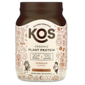 Thực phẩm chức năng KOS Organic Plant Protein Chocolate 2.6 lb (1.170 g) 850000503311