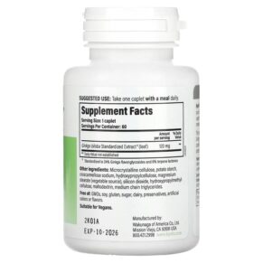 Thực phẩm bổ sung Kyolic Brain Focus 60 Vegetarian Caplets 023542352611