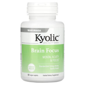 Thực phẩm chức năng Kyolic Brain Focus 60 Vegetarian Caplets 023542352611