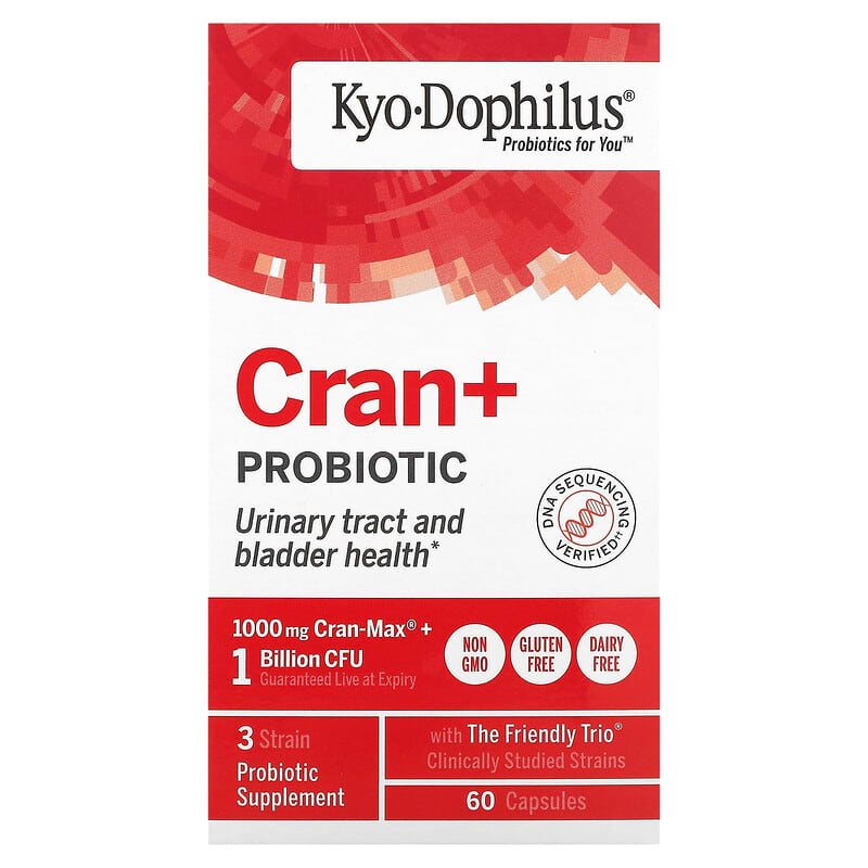 Kyolic Kyo-Dophilus Cran+ Probiotic 60 Capsules 8 Thực phẩm chức năng Kyolic Kyo-Dophilus Cran+ Probiotic 60 Capsules 023542359412