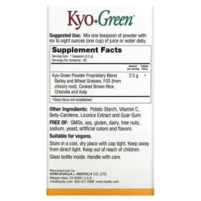 Thực phẩm bổ sung Kyolic Kyo-Green Powdered Drink Mix Energy 5.3 oz (150 g) 023542700504
