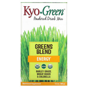 Thực phẩm chức năng Kyolic Kyo-Green Powdered Drink Mix Energy 5.3 oz (150 g) 023542700504